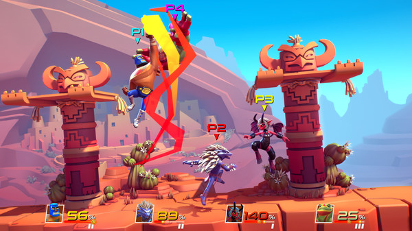 Игра Brawlout, скриншот