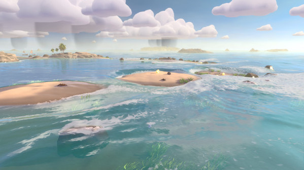 Игра Breakwaters: Crystal Tides, скриншот