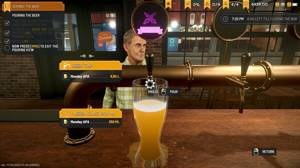 Игра Brewpub Simulator, скриншот