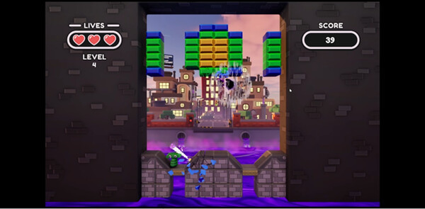 Игра Bricks Over Blocks, скриншот