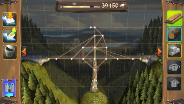 Игра Bridge Constructor Medieval, скриншот