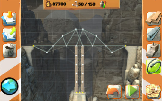 Игра Bridge Constructor Playground, скриншот