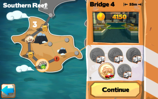 Игра Bridge Constructor Playground, скриншот