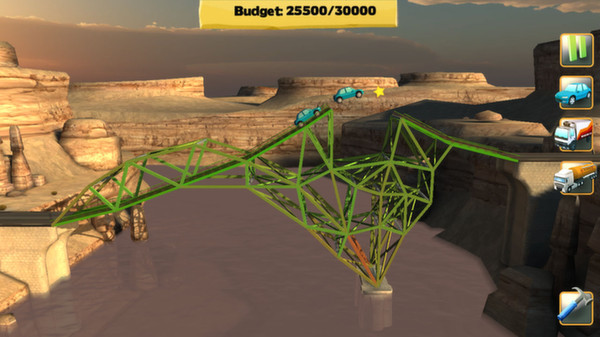Игра Bridge Constructor, скриншот