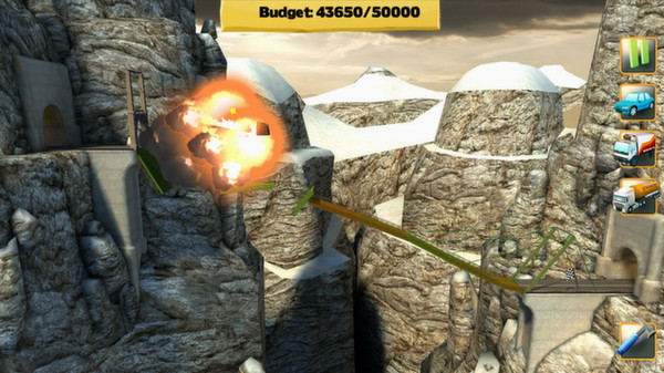 Игра Bridge Constructor, скриншот