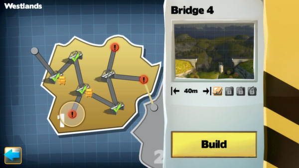 Игра Bridge Constructor, скриншот