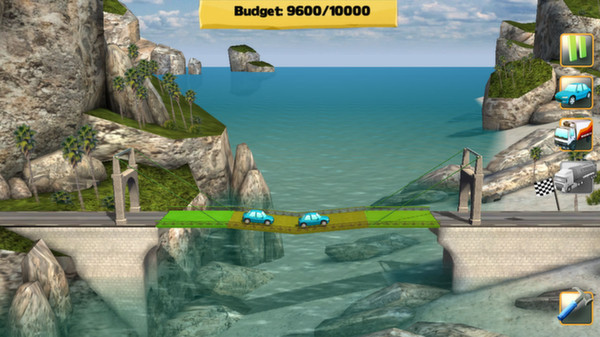 Игра Bridge Constructor, скриншот