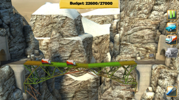 Игра Bridge Constructor, скриншот