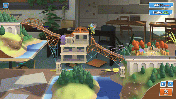 Игра Bridge Constructor Studio, скриншот