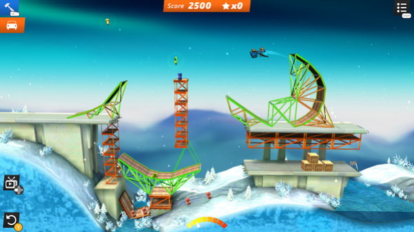 Игра Bridge Constructor Stunts, скриншот