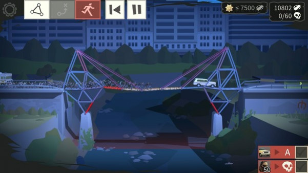 Игра Bridge Constructor: The Walking Dead, скриншот