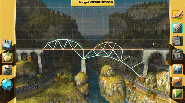 Игра Bridge Constructor Trains - Expansion Pack, скриншот