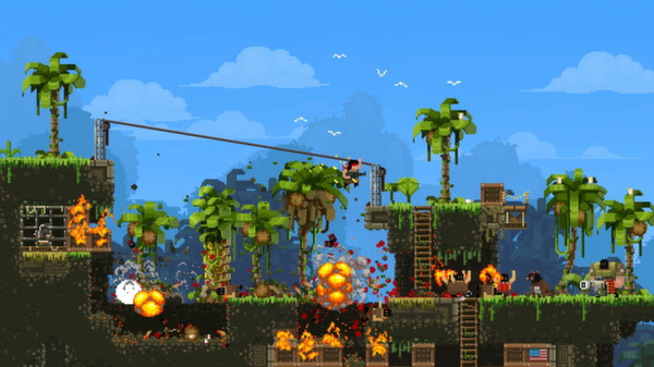 Игра Broforce, скриншот
