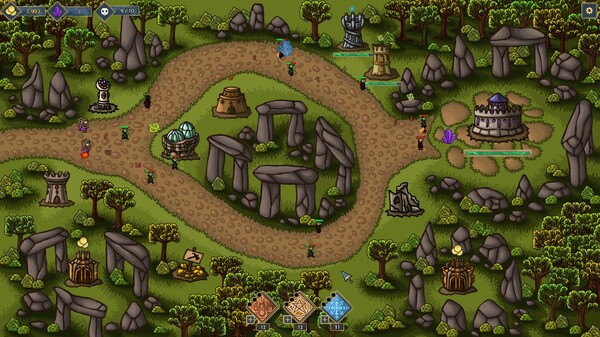 Игра Broken Lands - Tower Defense, скриншот