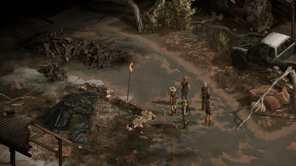 Игра Broken Roads, скриншот