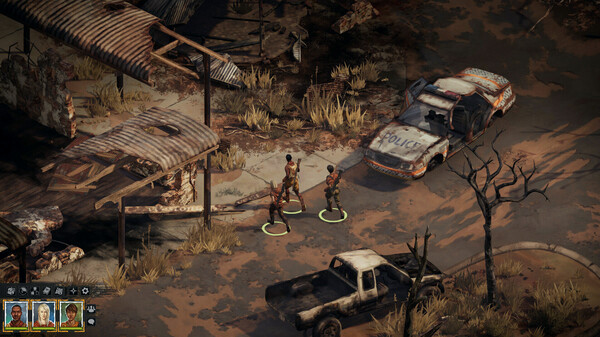 Игра Broken Roads, скриншот