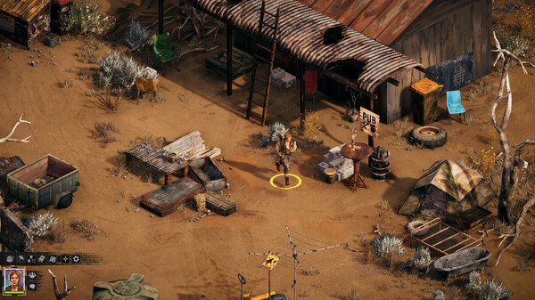 Игра Broken Roads, скриншот