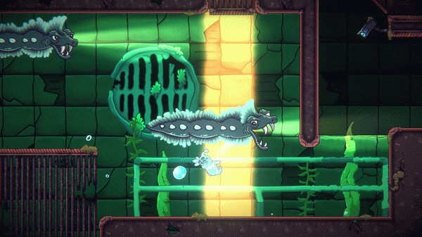 Игра Bubble Ghost Remake, скриншот