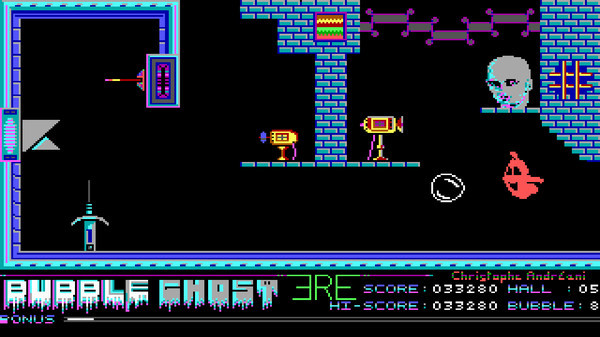 Игра Bubble Ghost, скриншот