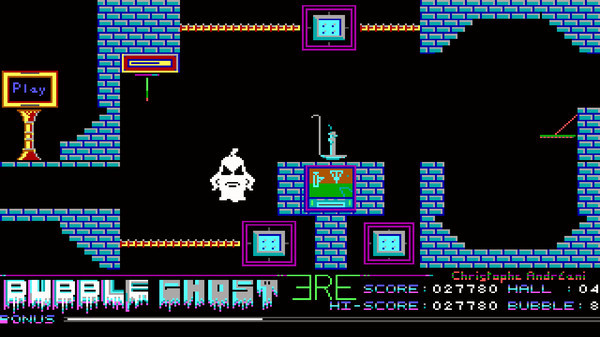 Игра Bubble Ghost, скриншот