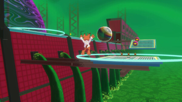 Игра Bubsy 4D, скриншот