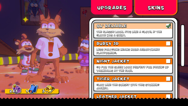 Игра Bubsy 4D, скриншот