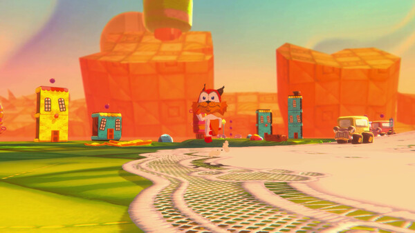 Игра Bubsy 4D, скриншот
