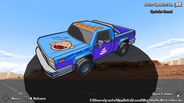 Игра Buck Up And Drive!, скриншот