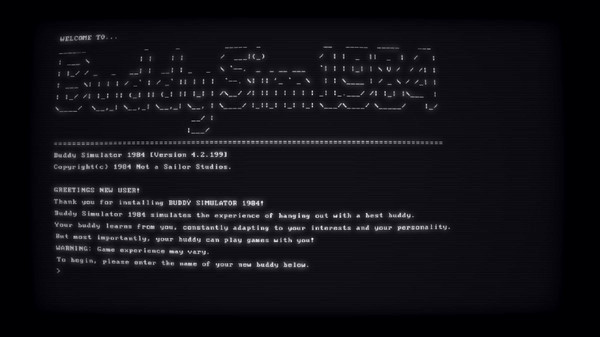 Игра Buddy Simulator 1984, скриншот