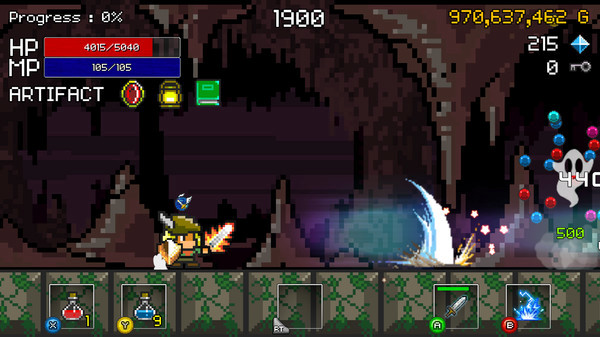 Игра Buff Knight Advanced, скриншот