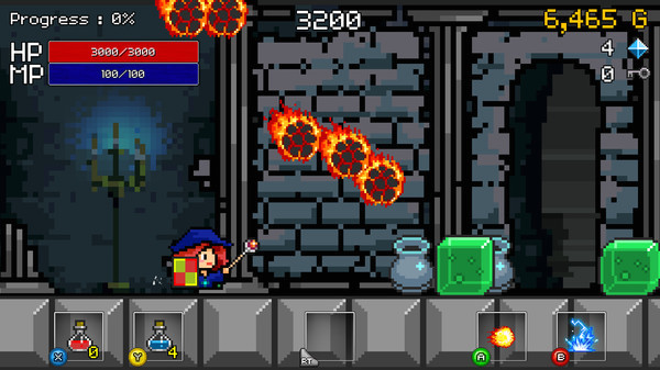 Игра Buff Knight Advanced, скриншот