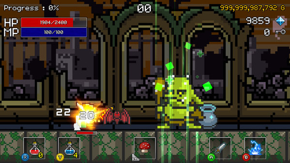 Игра Buff Knight Advanced, скриншот