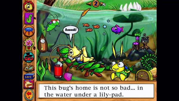 Игра Bug Adventure, скриншот