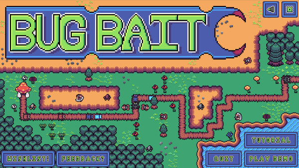 Игра Bug Bait, скриншот