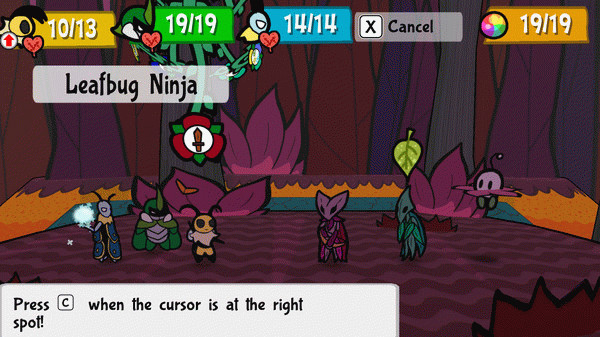 Игра Bug Fables: The Everlasting Sapling, скриншот