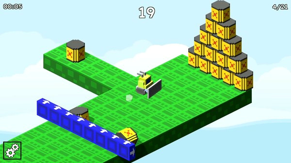 Игра Bulldozer, скриншот
