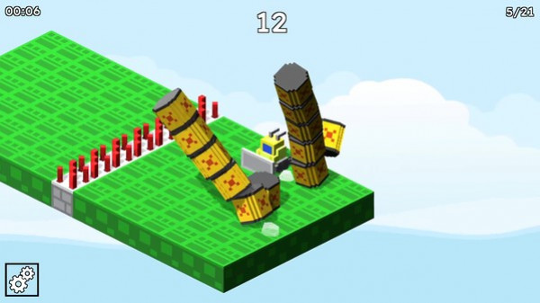 Игра Bulldozer, скриншот