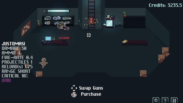 Игра Bullet Bunny, скриншот
