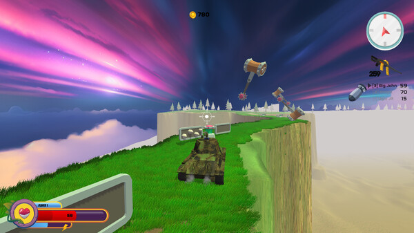 Игра Bulletproof Tank Adventure, скриншот