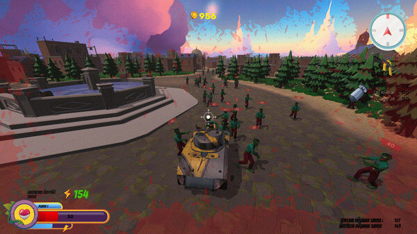 Игра Bulletproof Tank Adventure, скриншот