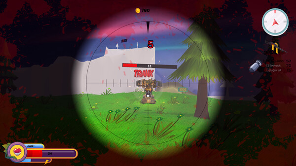 Игра Bulletproof Tank Adventure, скриншот