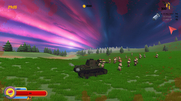 Игра Bulletproof Tank Adventure, скриншот