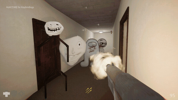 Игра Bulletrooms, скриншот