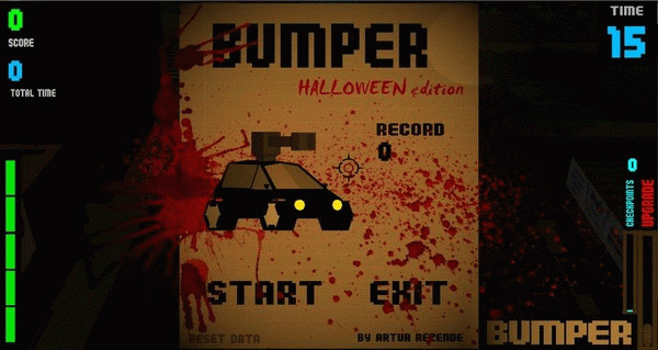 Игра Bumper Halloween, скриншот