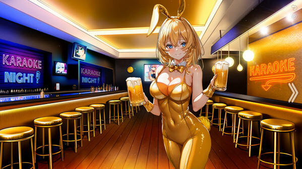 Игра Bunny-girl with Golden tummy, скриншот