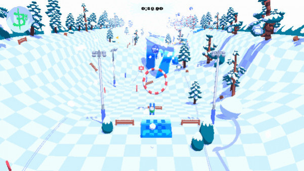 Игра Bunny Hill, скриншот