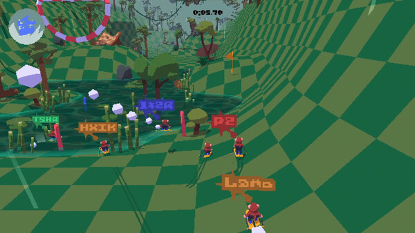 Игра Bunny Hill, скриншот