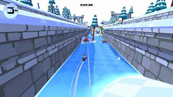Игра Bunny Hill, скриншот