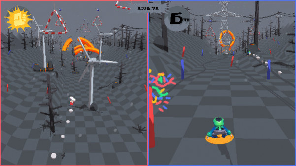 Игра Bunny Hill, скриншот