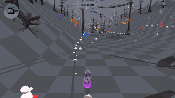 Игра Bunny Hill, скриншот